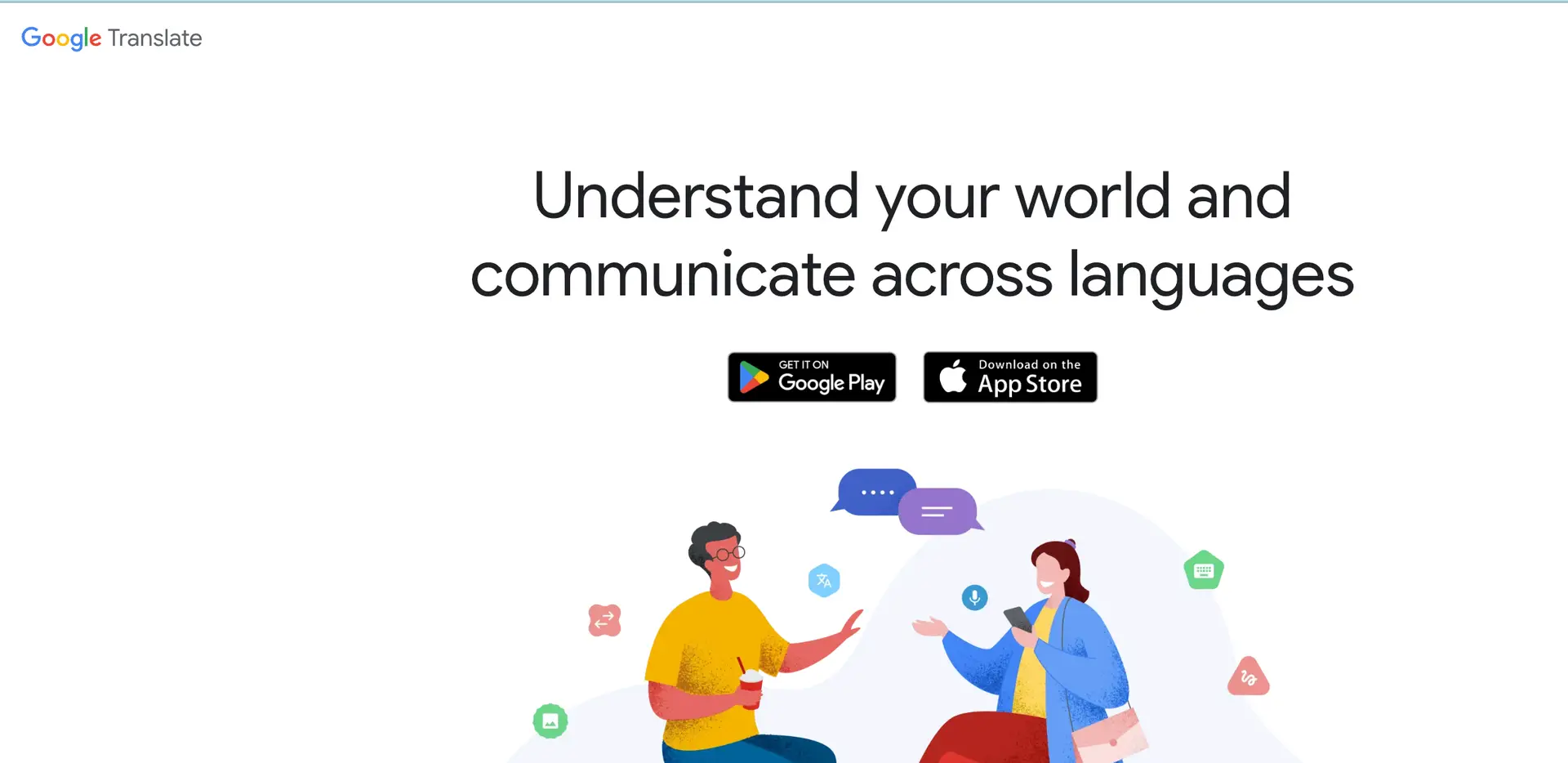 Google translate app store image